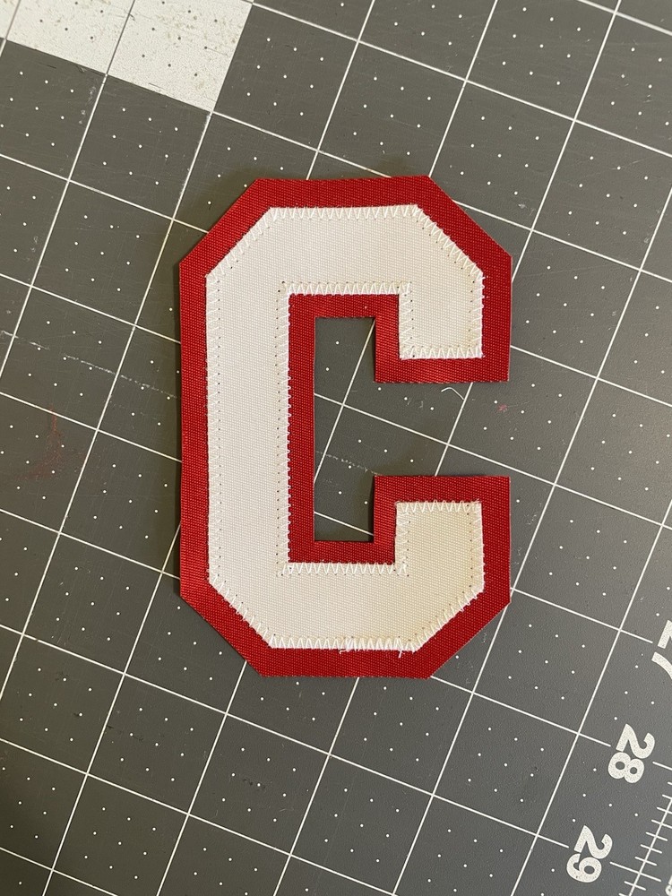 2025-present Chicago Blackhawks third jersey captain C patch Foligno