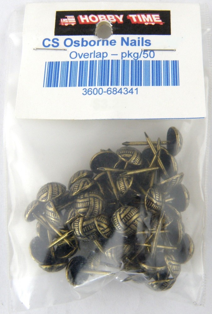 C.S. Osborne Nails - 7/16" Dia. Overlap - Pkg/50