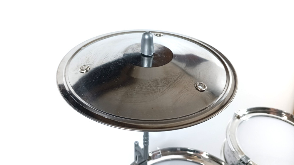Westminster Desktop Drum Set Silver Color New open Box