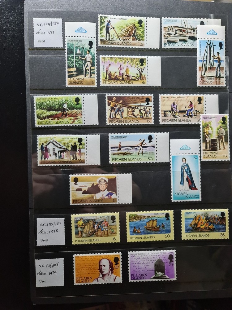 Pitcairn Island COLLECTION IN ALBUM (CPR)