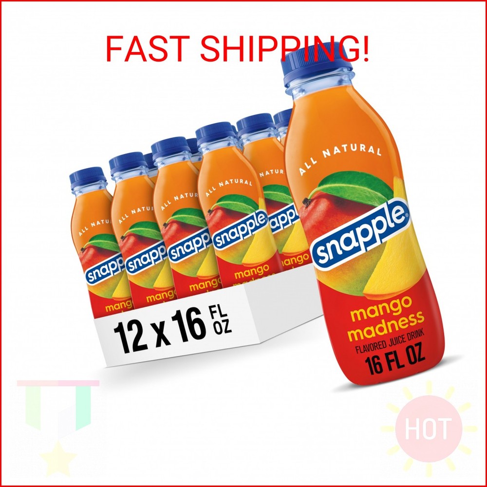 Snapple Mango Madness Flavored Juice Drink, 16 fl oz