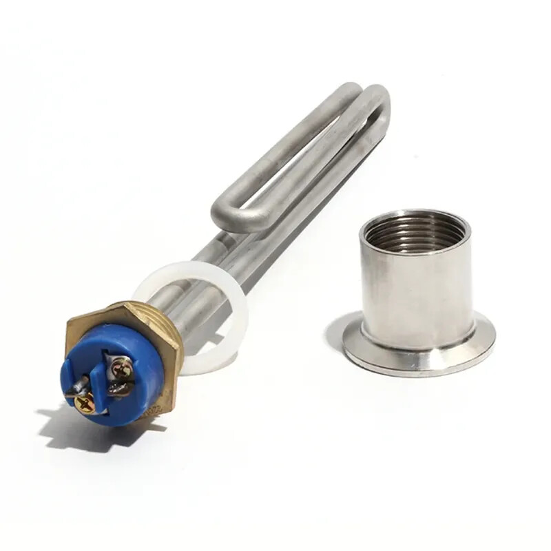 1" NPT Screw In Foldback Electric Water Heater Element 1-6KW 201 Stainless Steel