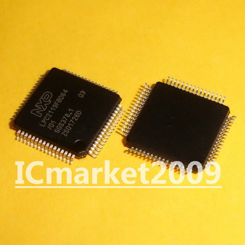 1 PCS LPC2119FBD64/01 LQFP-64 LPC2119FBD64 Single-Chip 16/32-Bit Microcontroller