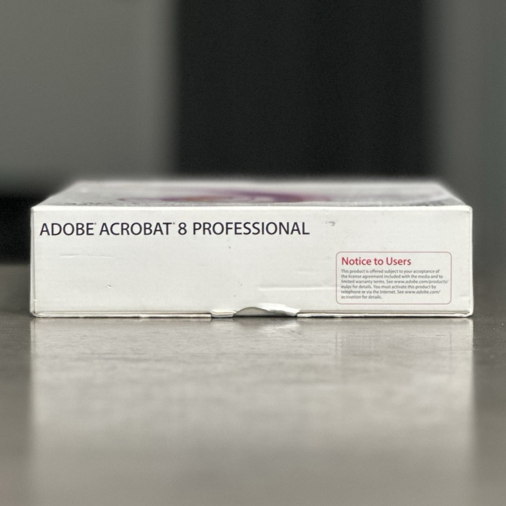 Adobe Acrobat 8 Professional Communicate Collaborate the Essential PDF w/ Serial