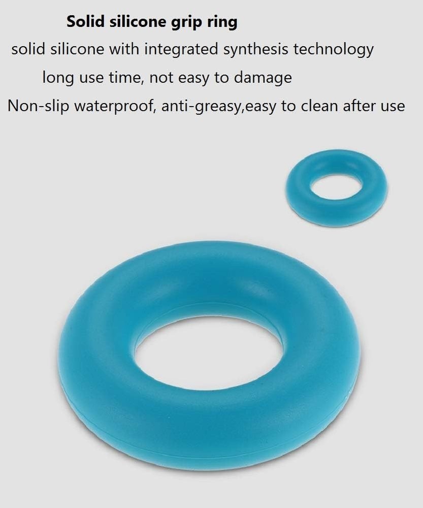 Silicone Grip Strength Trainer - Stress Relief & Forearm Exercise Rings