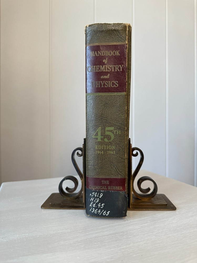 Vintage Bookends~Solid Brass Scroll~Antique~