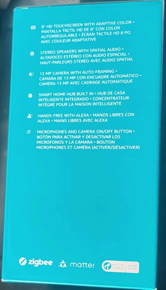 Amazon Echo Show 8 Smart Display (3rd Gen) - Charcoal Black - Sealed