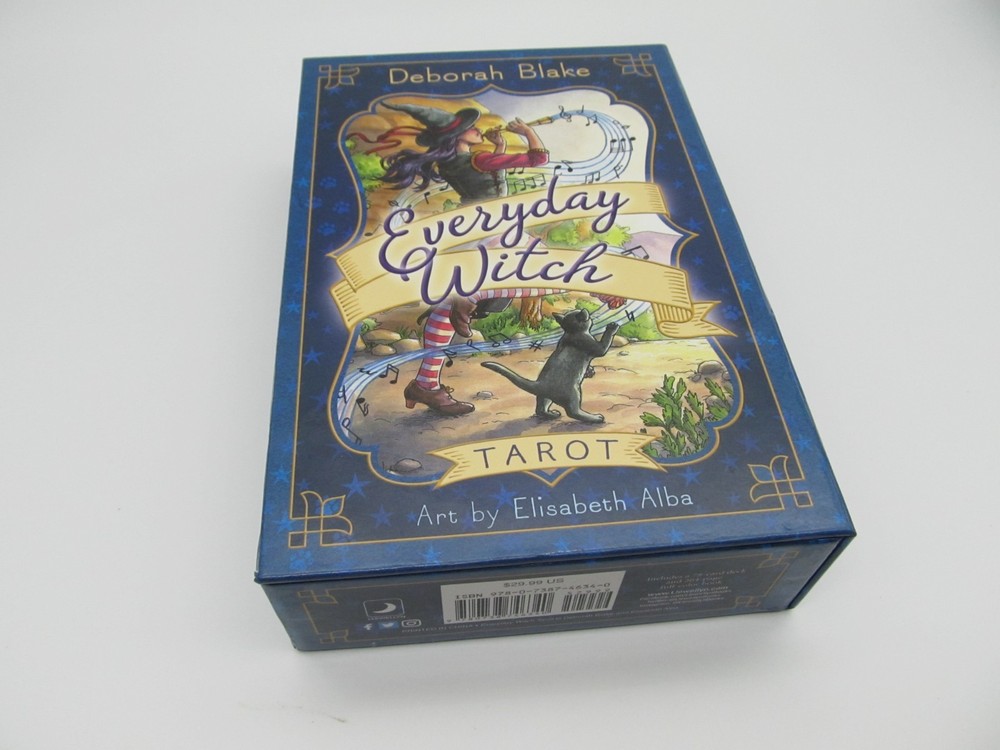 Everyday Witch Tarot Cards Deck & Book Set by Deborah Blake & Elisabeth Alba