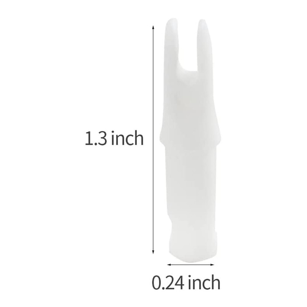 Plastic Insert Carbon Arrow Nocks Perfect for Target Practice and Hunting
