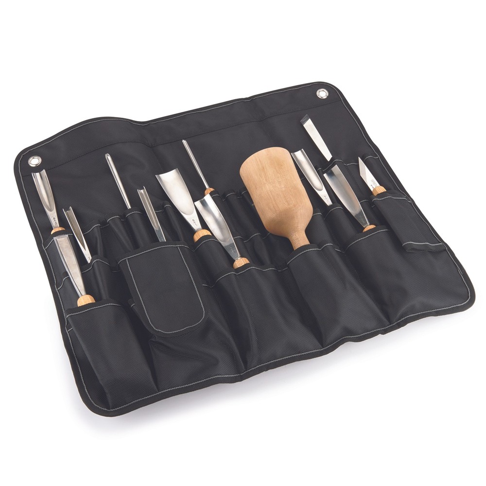 Woodcraft 30 Pocket Tool Roll Black