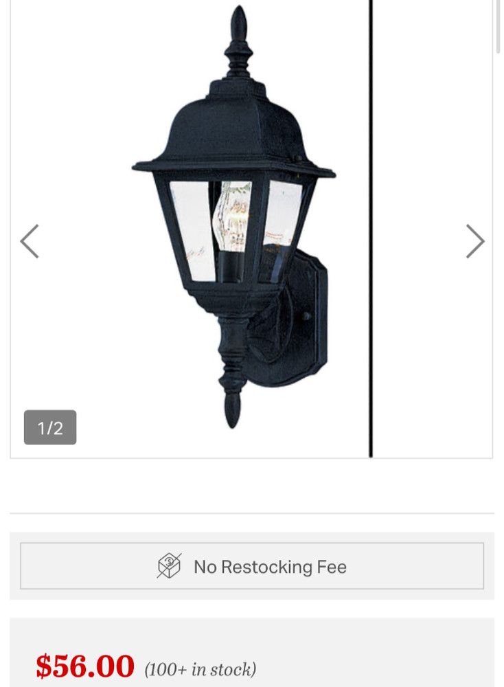 maxim lighting black wall lantern 3005CLBK