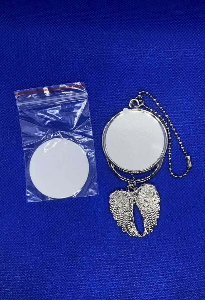 Angel Wings Car Charm Sublimation blank