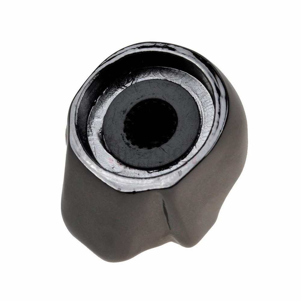3PCS Skull Knob Electric Guitar Volume Tone Control Knobs Skull Head Black