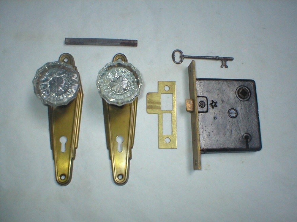 Antique Door Hardware Set