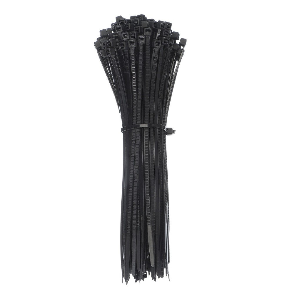 500Pcs 6 Inch x 2.7 mm Zip Ties, Self-Locking Nylon Wire Cable Ties Black