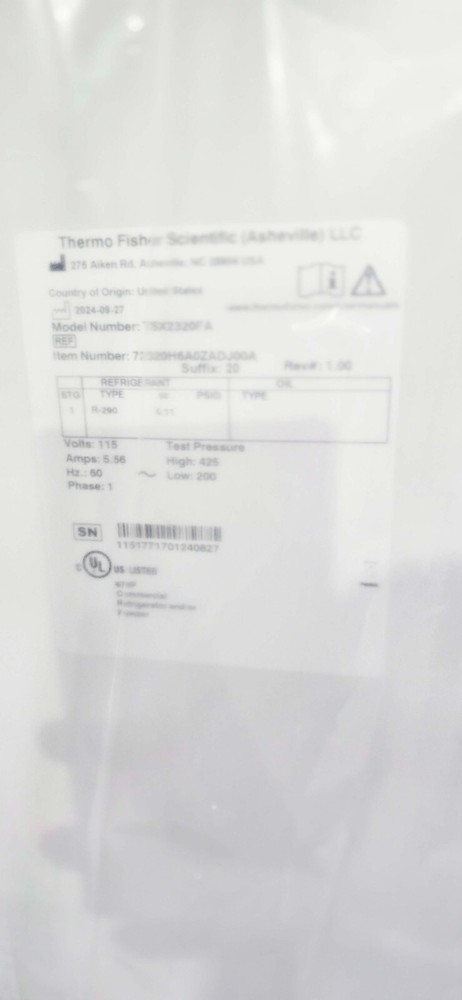 Thermo TSX2320FA High-Performance -20°C Manual Defrost Freezer