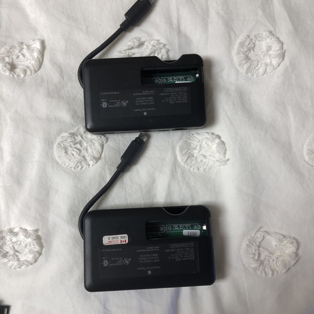 APPLE Newton Fax Modem 1993 MH0005 X 2 Untested *See Note*