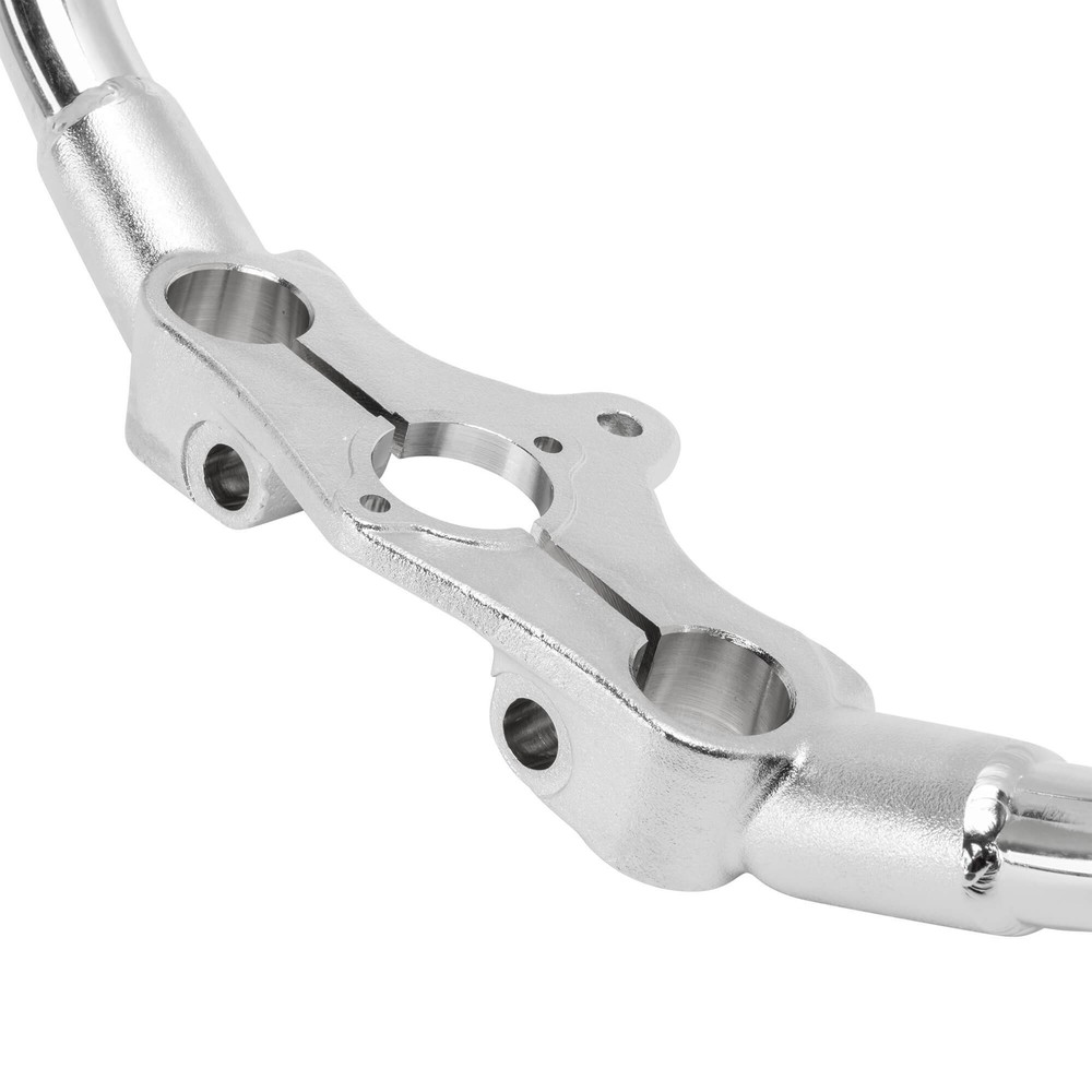 Lowbrow Customs Springer Buckhorn Handlebars - 1 inch - Chrome