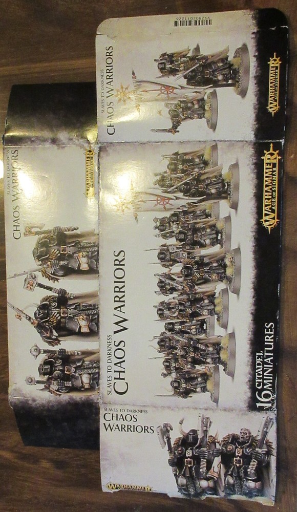 Warhammer EMPTY Collector's Box : Chaos Warriors