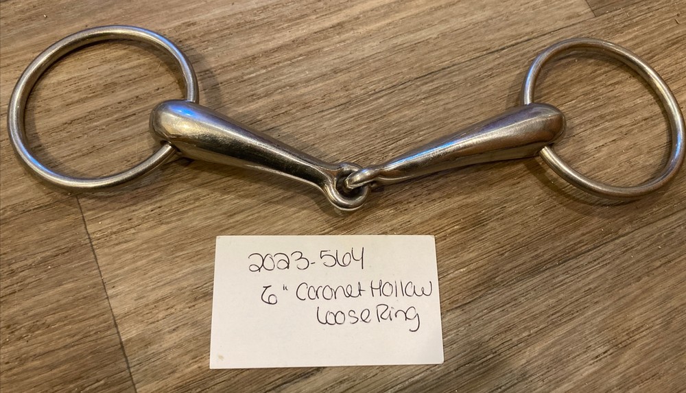 6” Coronet Hollow Stainless Loose Ring Bit - Used