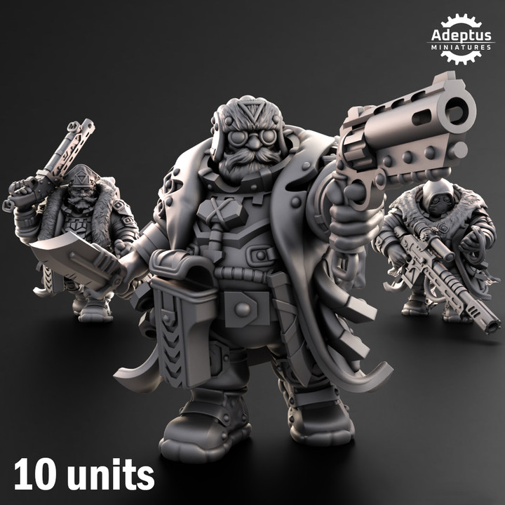 Adeptus Miniatures - Space Dwarves Kill Team