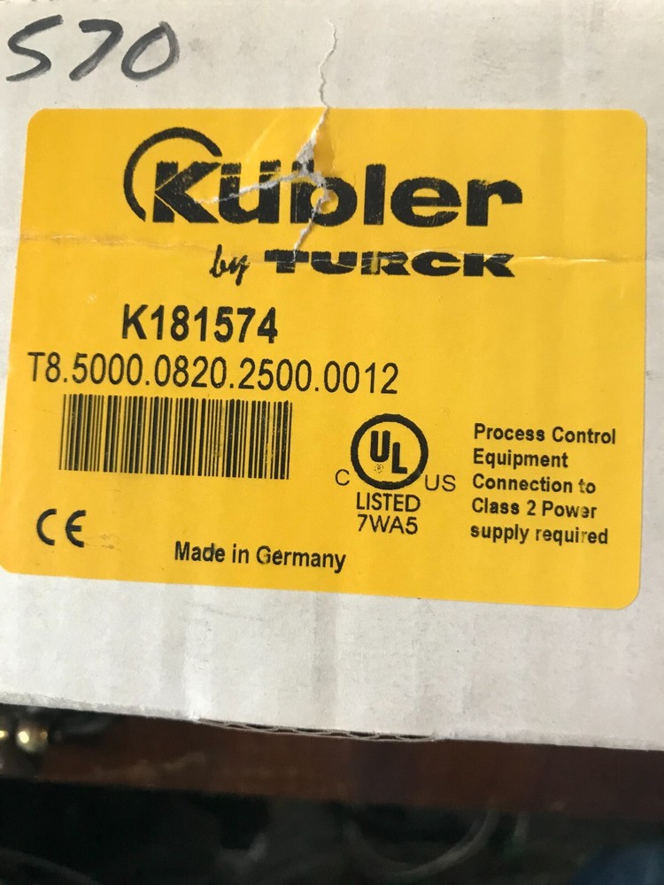 TURCK KUBLER T8.5000.0820.2500.0012 INCREMENTAL ENCODER
