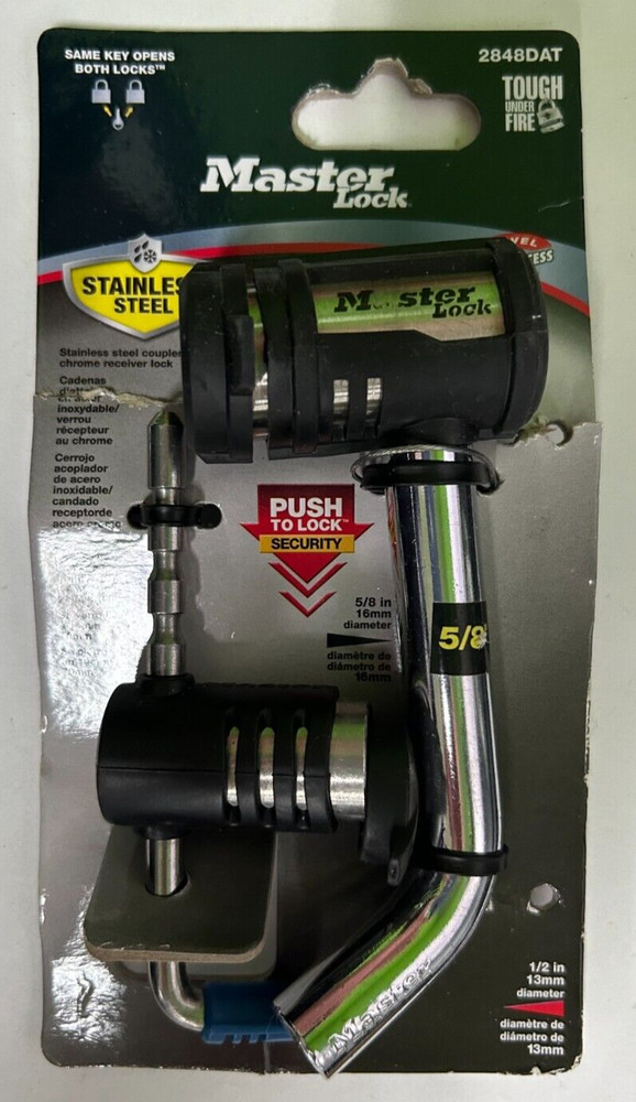 Master Lock Coupler/Receiver Lock Set 2848DAT