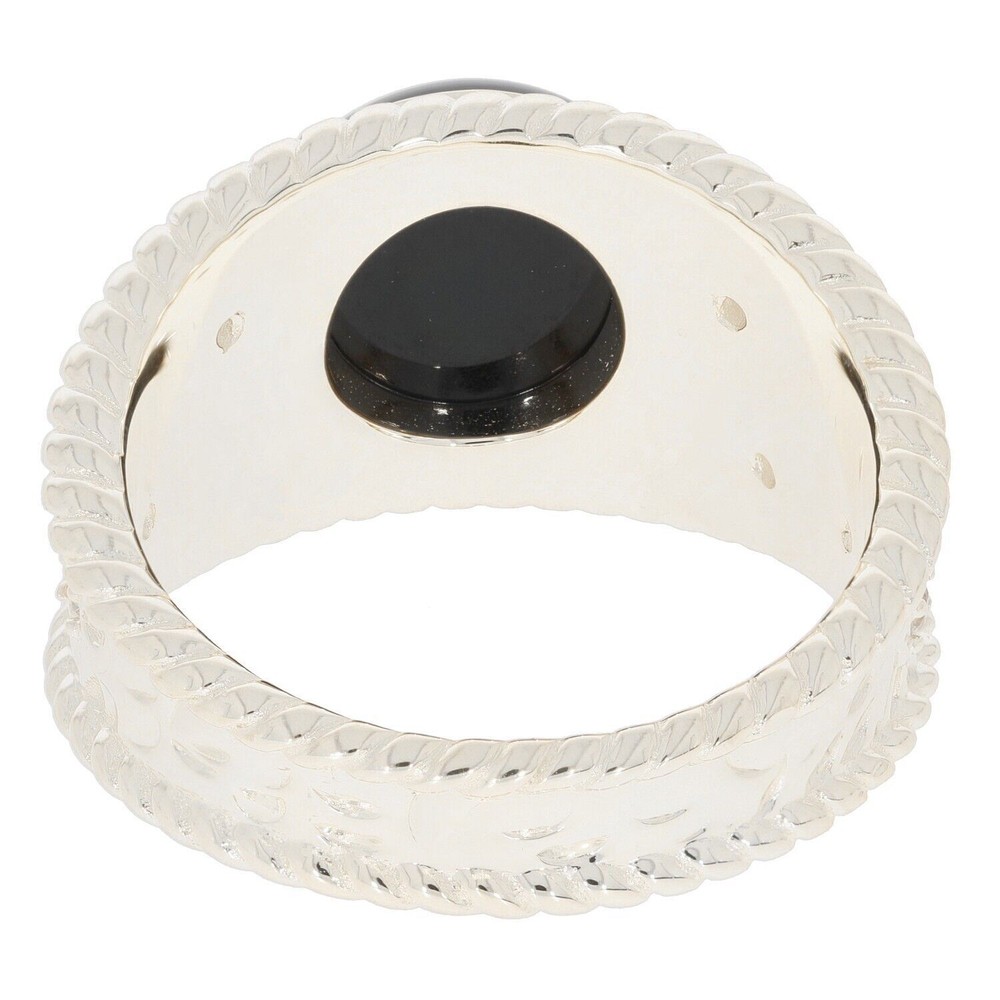 Sterling Silver Semi Mount Ring Setting Round RD 10X10mm Cabochon