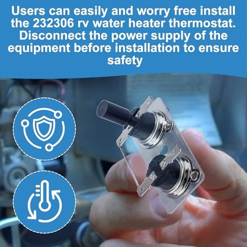 232306 RV Water Heater Thermostat Switch for Suburban 232306 120V T
