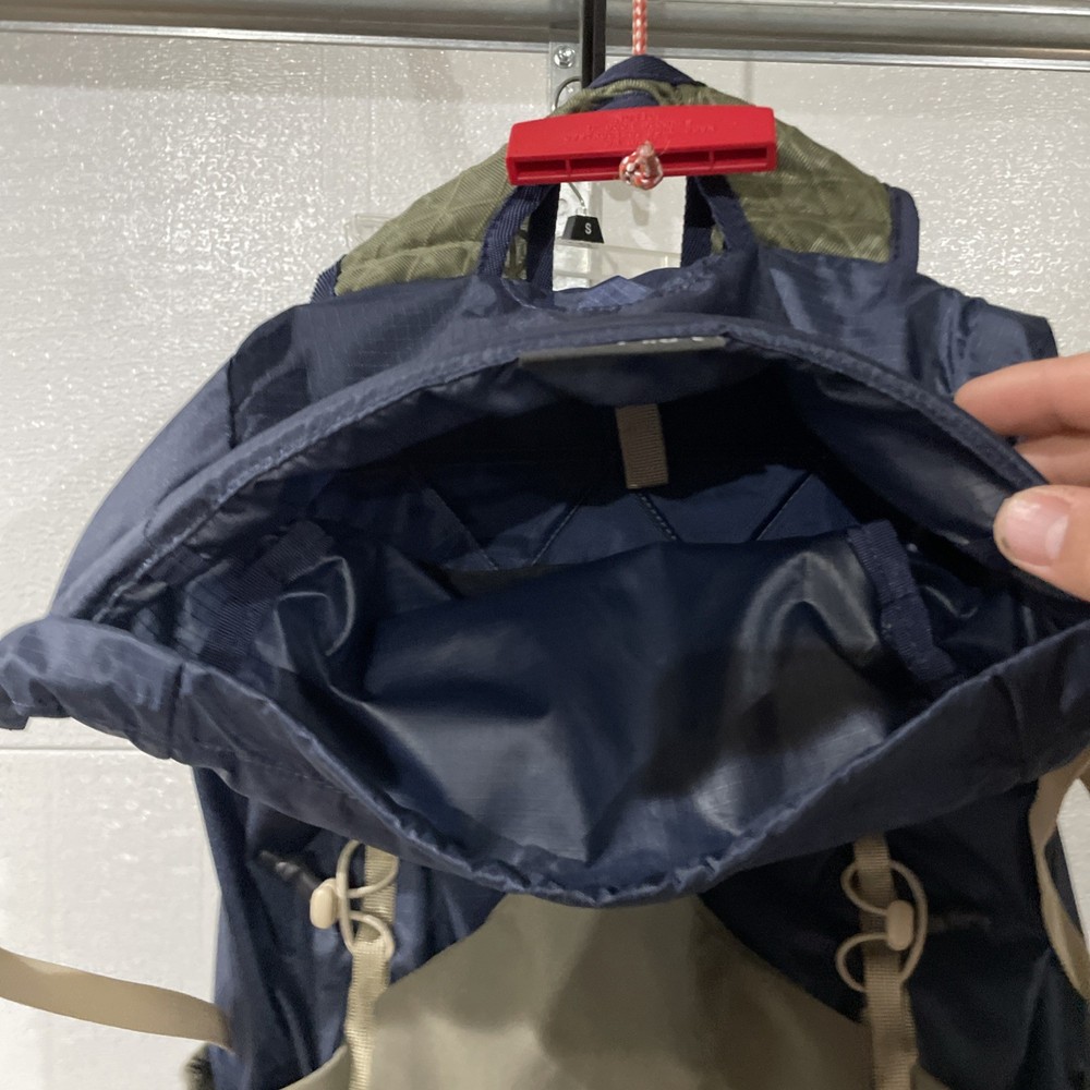 columbia blue grey light pack pack . roll top