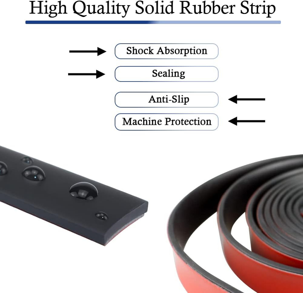 Neoprene Rubber Strips Self Adhesive Solid Rubber Sheets, Rolls & Strips for ...