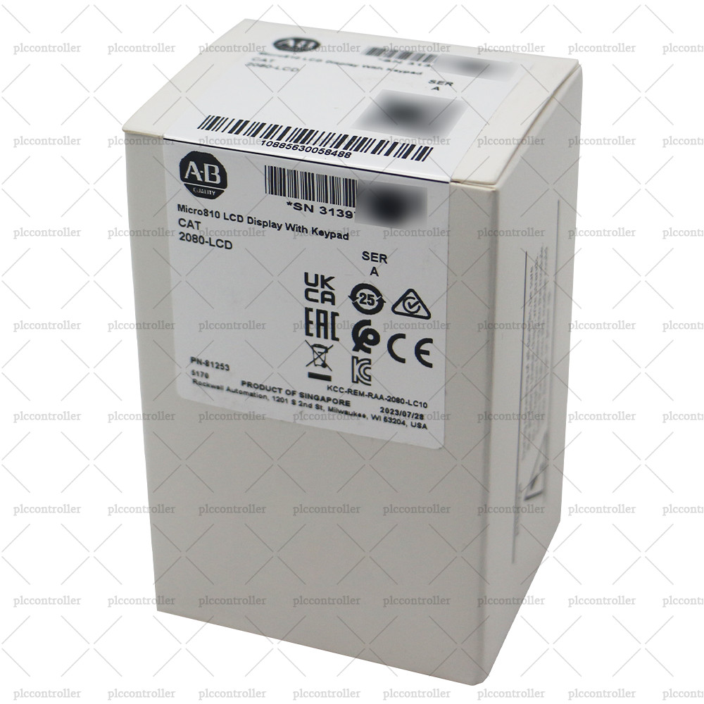 New Sealed Allen-Bradley 2080-LCD Micro810 LCD Display With Keypad