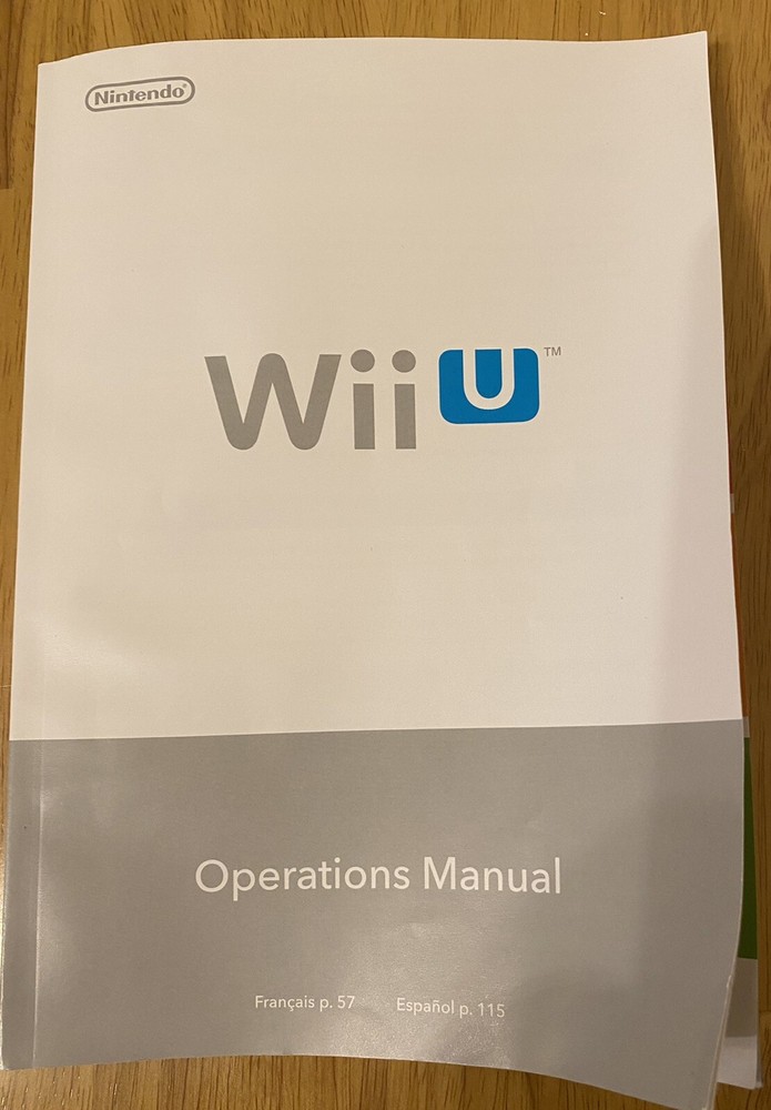 Nintendo Wii Operational Manual + Charging Dock & Stand *ORIGINAL*