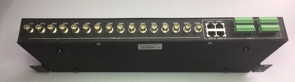 CANTEK 16 CHANNEL UTP PASSIVE TRANSCEIVER HUB W-VB216