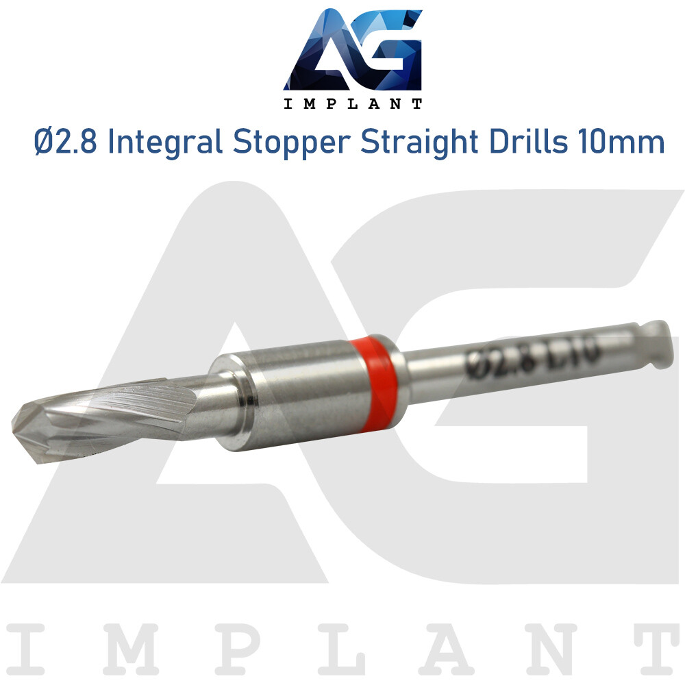 Integral Stopper Straight Drills Kit External Irrigation Dental