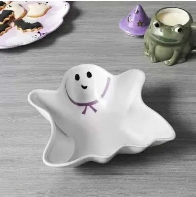 Halloween Ghost Plastic Bowl NEW!