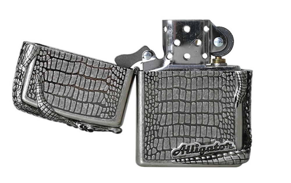 Zippo Lighter Alligator NI Genuine Windproof