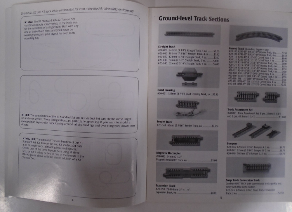 KATO Unitrack 2002 5th Edition Catalog