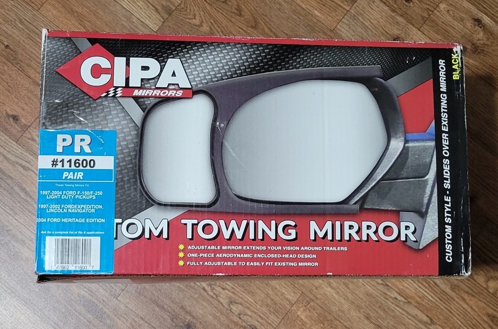 Cipa 11600 Ford Custom Pair Towing Mirrors