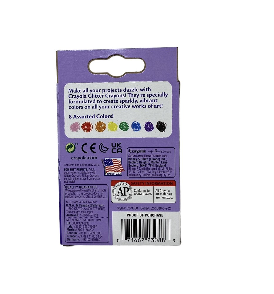 Crayola Glitter Crayons: Gentle Colors for Enhanced Creative Expression
