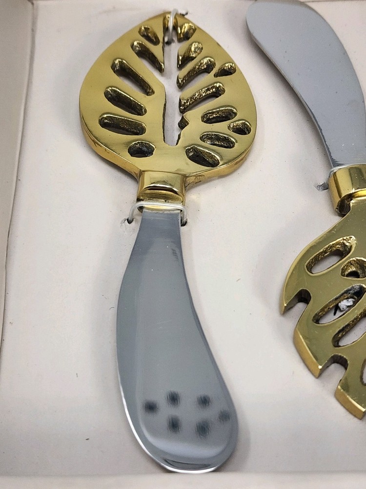 Thirstystone Palm Leaf Spreaders, Gold-Tone