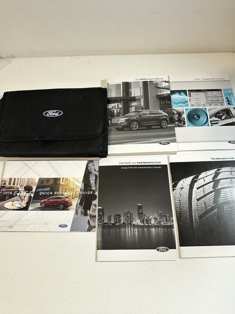 2016 Ford Edge Owner's Manual Set