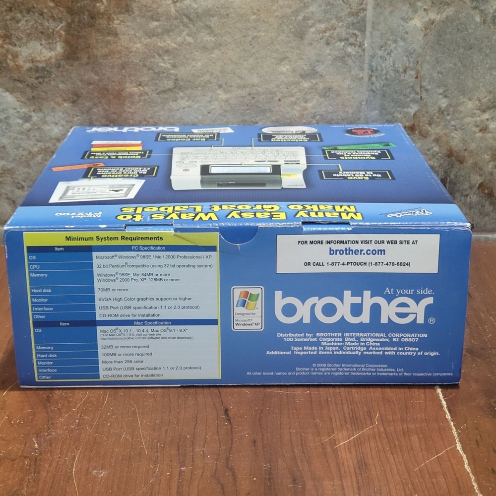 Brother PT 2700 Desktop Labeling System