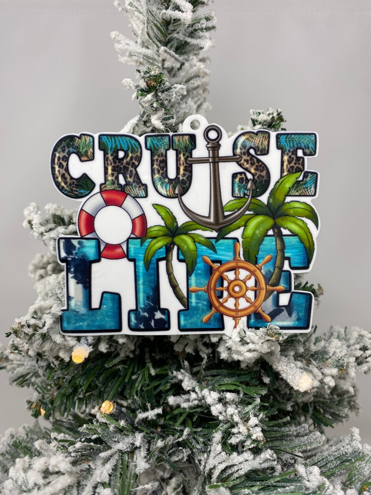 Cruise Ship Christmas Ornament - New