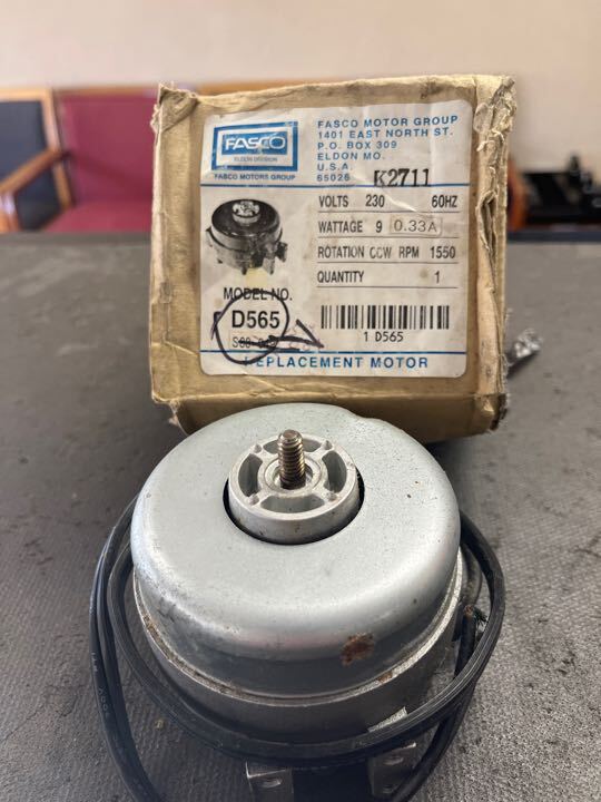 Fasco D565 Unit Bearing Fan Motor