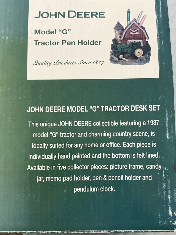 John Deere Model “G”Tractor Pen Holder