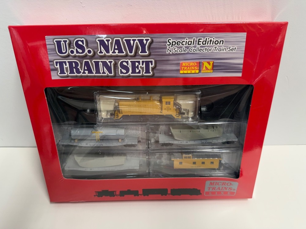 NEW & SEALED N-Scale Special Edition Collection U.S. Navy Train Set
