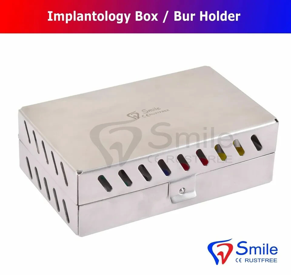 Dental Surgical Instruments Empty Sterilization Box for Surgical Implant Tools