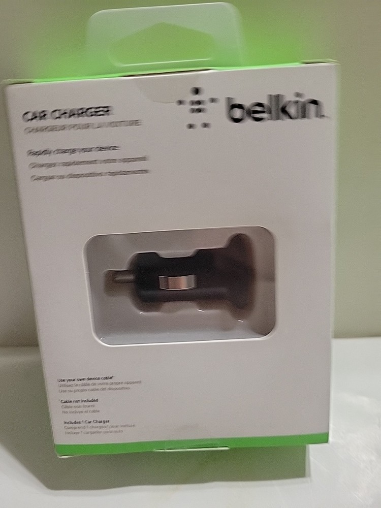 Belkin 2.1 AMP Compact Design Car Fast Charger for iOS & Android Devices