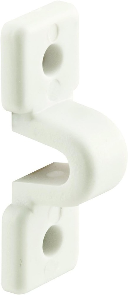 Loop Clip, Fits Wire Shelves, Plastic Construction, White 12 Pack
